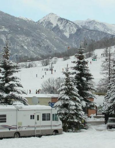 Camping car a serre chevalier